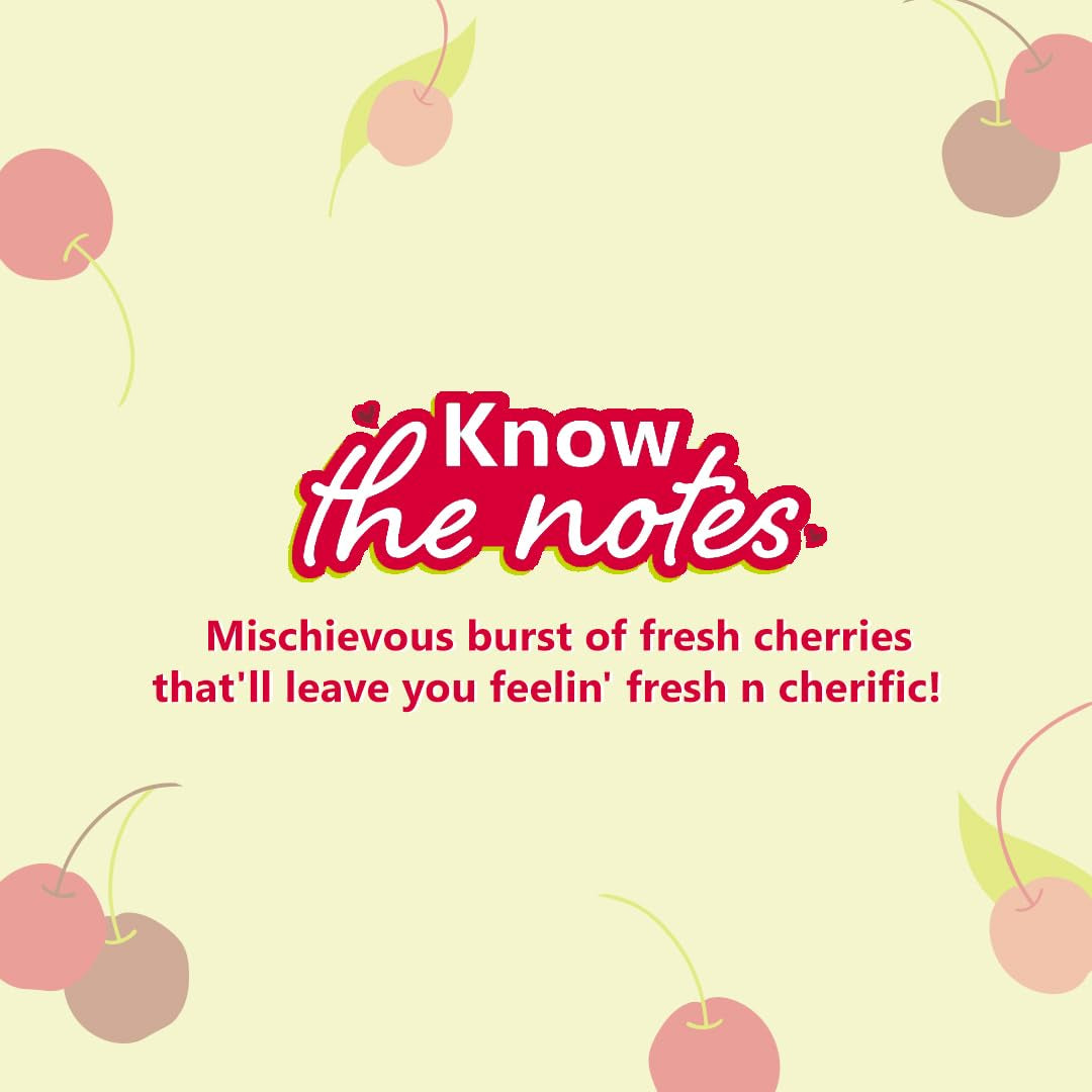 Cherry Exfoliating Body Scrub, Acai Extract & Cellulose Bead Body Scrub, Skin Brightening | Tan Removal Scrub, Cruelty Free & Paraben Free, 100% Vegan, 7.05 Oz