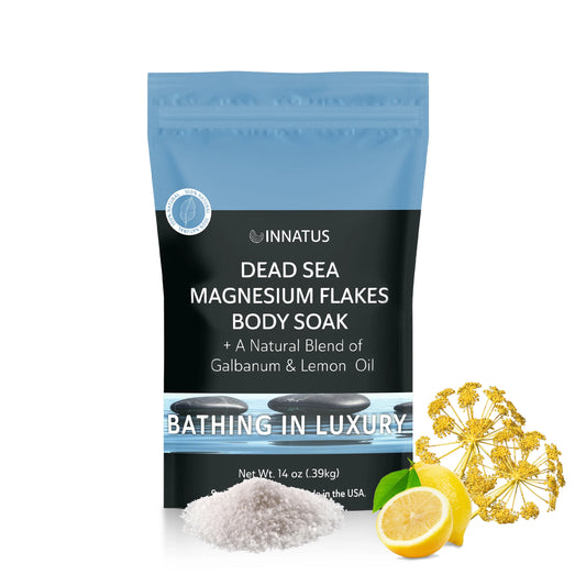 Pure Dead Sea Magnesium Flakes Bathing in Luxury Soak